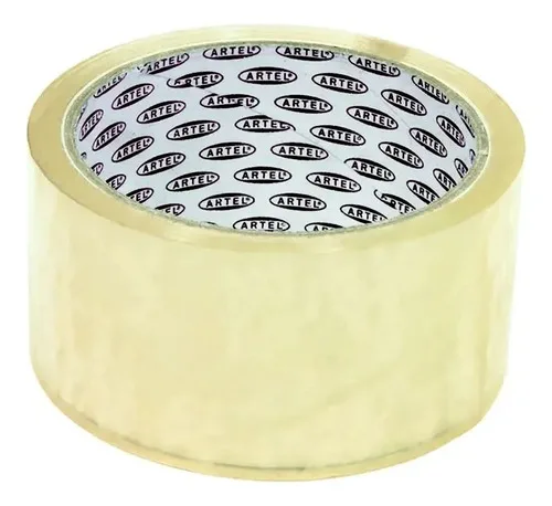 Cinta De Embalar Transparente 48mm Artel Coral Claro