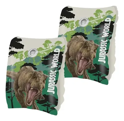 Flotador Alitas Dinosaurios Jurassic World Infantil Coral Claro