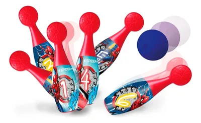 Set Bowling Infantil Spiderman Disney Juguete