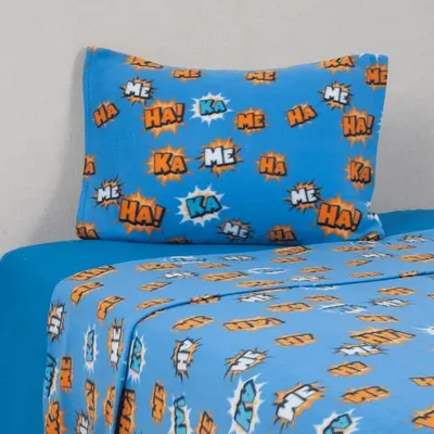 Set De Sábanas Polar 1.5 Plazas Dragon Ball Z
