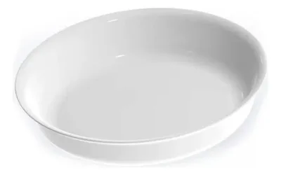 Asadera Redonda Vidrio Temperado 28cm Marinex