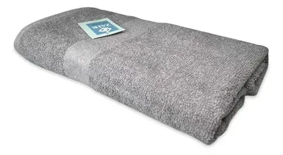 Toalla De Baño Algodón 70x140cm Gris Gris