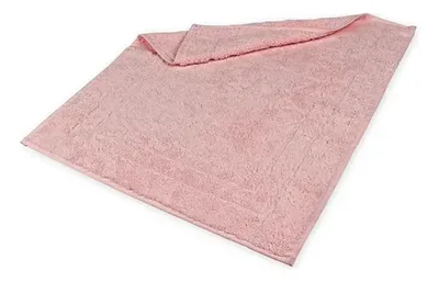 Toalla De Piso Algodón 40x50 Cm Absorbente Coral Claro