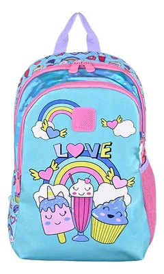 Mochila Escolar Marit 20 Litros Acolchada Coral Claro