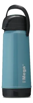 Termo Sifón Botella Térmica 1.8 Litros Acero Celeste