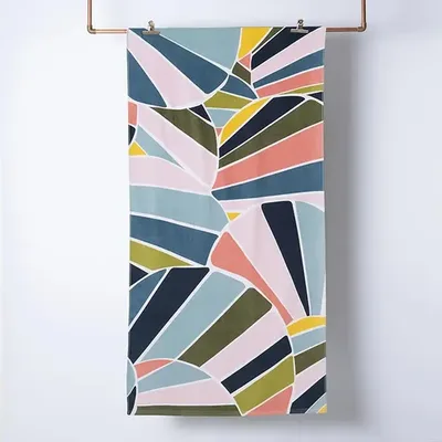 Toalla De Baño Algodón Velour 70x150cm Con Bolso