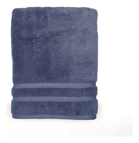 Toalla De Baño De Algodón 70x140 Cm Azul Azul