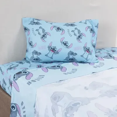 Juego De Sábanas Microfibra Single Celeste Celeste