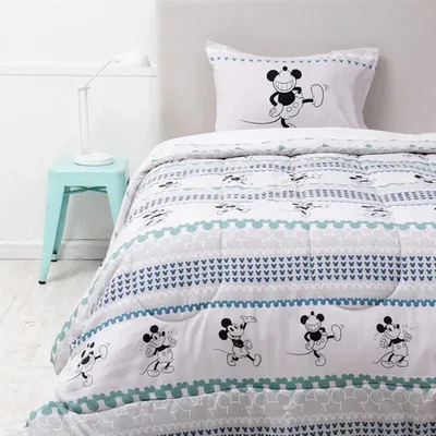 Plumón Reversible De 1.5 Plazas Con Funda De Almohada