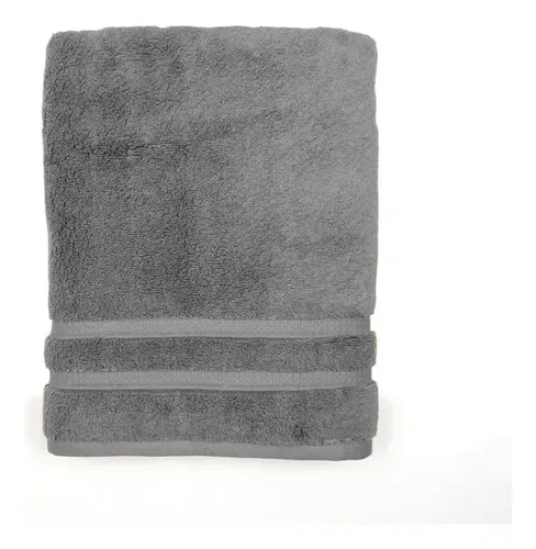Toalla De Baño De Algodón 70x140 Cm Gris Gris