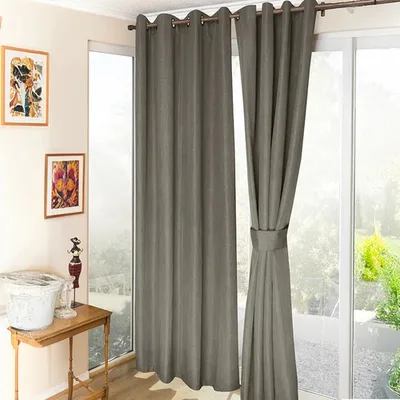 Juego De Cortinas Térmicas Blackout 4 Piezas De Poliéster