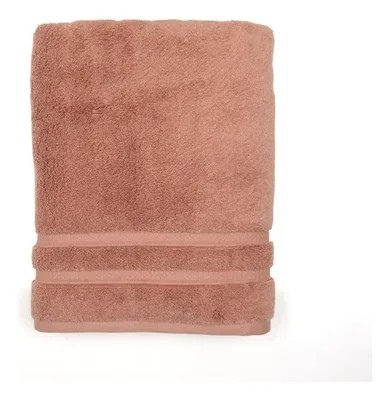 Toalla De Baño De Algodón Marrón 70x140 Cm Marrón