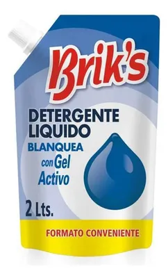 Detergente Líquido Para Ropa 2 Litros Azul