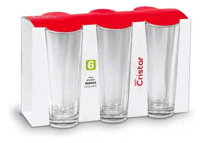 Vaso De Vidrio 258cc Para Atlanta