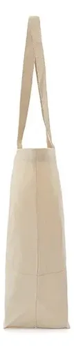 Bolso Tote De Algodón Canvas Natural Resistente