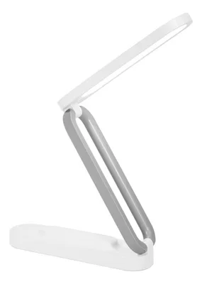 Lámpara Plegable Con Botón De Intensidad De Luz Blanco
