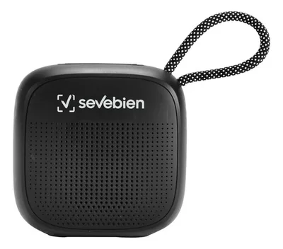 Parlante Bluetooth Negro Con Radio Fm Y Carga Usb-c Negro
