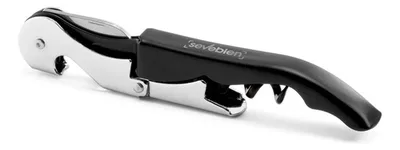 Destapador Sacacorchos De Acero Inoxidable 420 Negro
