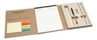 Libreta De Tapa Dura Con Banda Elástica Y Kit De Accesorios