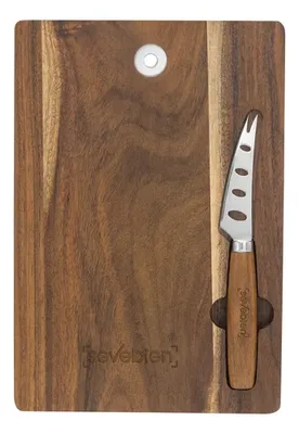 Tabla De Quesos De Madera Con Imán Y Cuchillo
