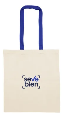 Bolsa De Algodón Reutilizable Con Manijas Coloridas