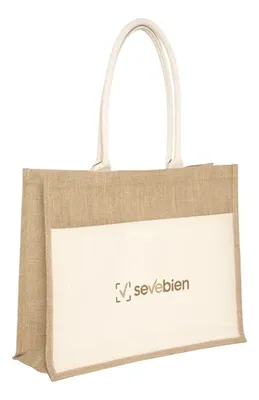 Bolsa De Yute Y Lona Corporativa Natural