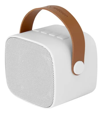 Parlante Bluetooth Estéreo Con Radio Fm Blanco