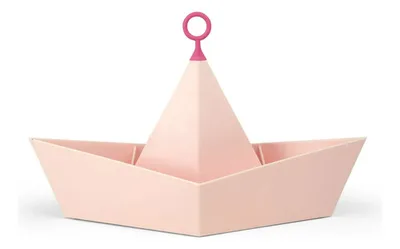 Organizador Barquito Capitán Del Orden De Plástico Rosa Rosa