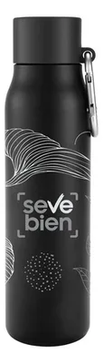 Termo De Acero Inoxidable Reciclado 550 Ml Negro