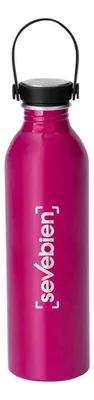 Botella De Aluminio Corporativa Personalizable Rosa