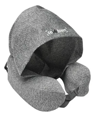 Almohada Cervical De Viaje Con Funda Extraible Gris