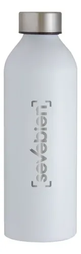 Botella De Aluminio Con Tapa Antiderrame Royal Blue