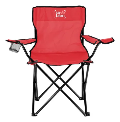 Silla Plegable De Camping Con Apoyabrazos Verde Militar