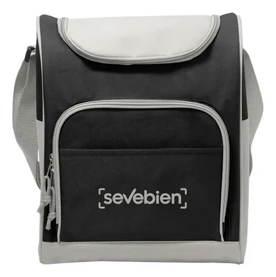 Bolso Térmico Corporativo De Aluminio Con Correa Extensible Royal Blue