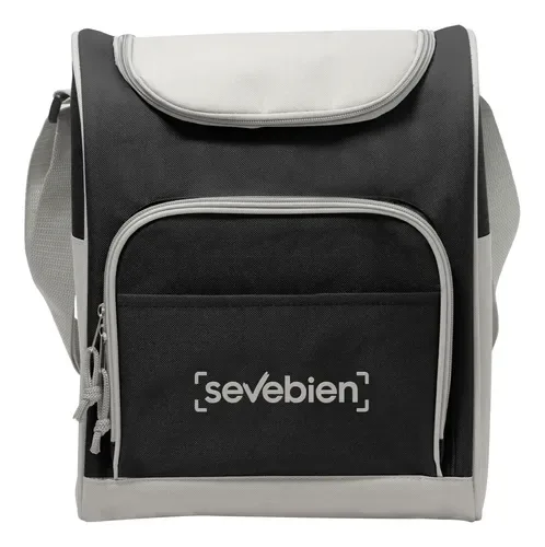 Bolso Térmico Corporativo De Aluminio Con Correa Extensible Royal Blue