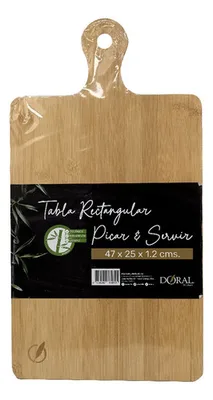 Tabla De Bamboo Rectangular Para Cocina