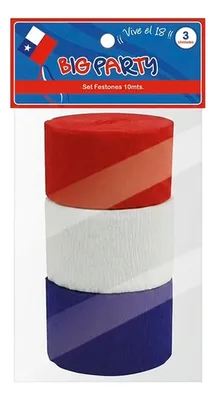 Festones Decorativos Tricolor Para Fiesta