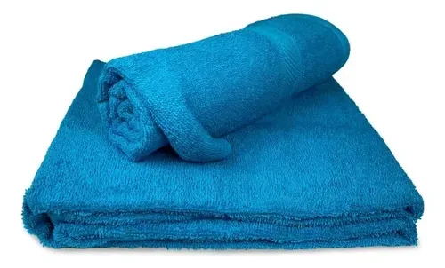 Set De Toallas Florentino Algodón 100% Baño Turquesa