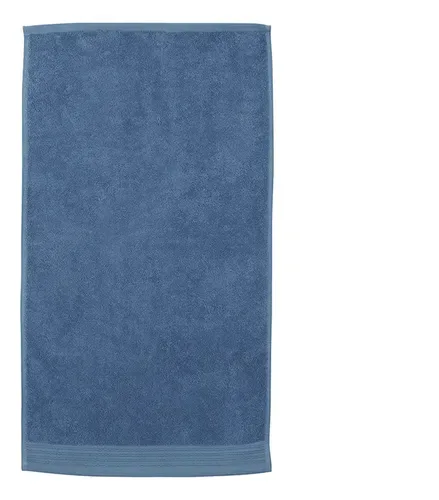 Toalla De Mano Algodón 500gr Absorbente Azul