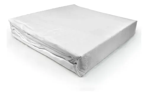 Set De Sábanas Embossed 1 Plaza Poliéster Blanco Blanco