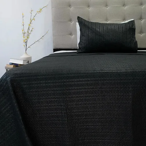 Quilt Boston Outboss Hotpress 1.5 Plazas Poliéster Negro