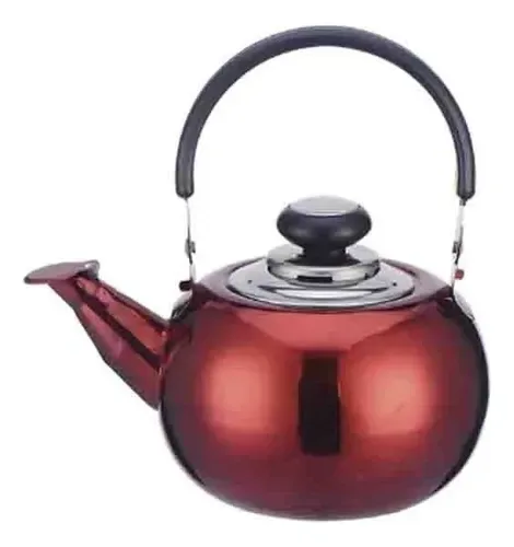 Tetera Acero Inoxidable 0.8l Rojo Doral Rojo