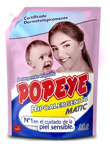 Detergente Líquido Hipoalergénico Matic 3l