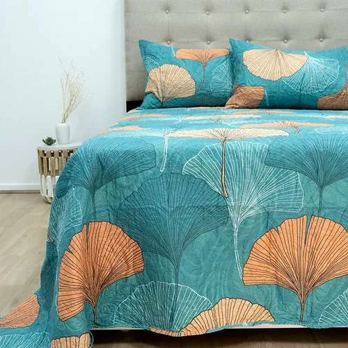 Quilt Estampado 2.5 Plazas Ginkgo