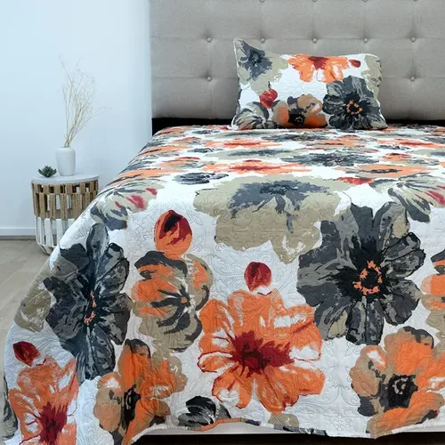 Quilt Estampado Acuarela 1.5 Plazas