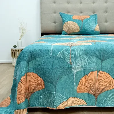 Quilt Estampado 1.5 Plazas Ginkgo