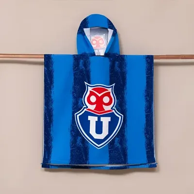 Toalla De Playa Con Capucha 60x120 Cm Azul