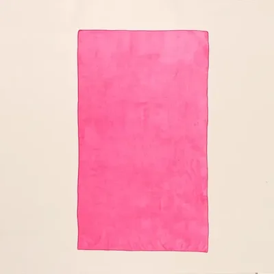 Toalla Deportiva Flúor 80x160cm Rosado Rosa