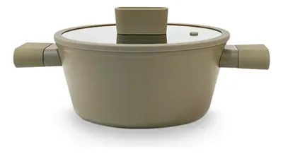 Olla Antiadherente De Aluminio Forjado 28 Cm Verde