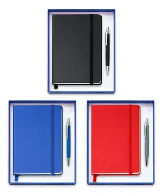 Set Regalo Ejecutivo Con Estuche, Bolígrafo Y Libreta Amarillo